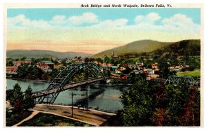 Vermont  Bellows Falls Arch Bridge and North Walpole