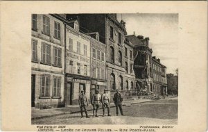 CPA AMIENS - Lycée de Jeunes Filles - Rue Porte-Paris (121237)