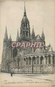 Old Postcard Bayeux Cathedral Choir and Apse (thirteenth century southern Coast)