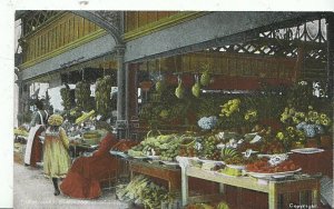 Lancashire Postcard - The Market - Blackpool  2483