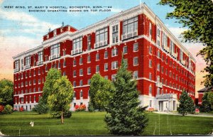 Minnesota Rochester St Mary's Hospital West Wing Showing Operating Rooms...