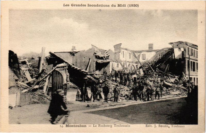 CPA Les Grandes Inondations du Midi (1930) MONTAUBAN Le Faubourg... (293342)