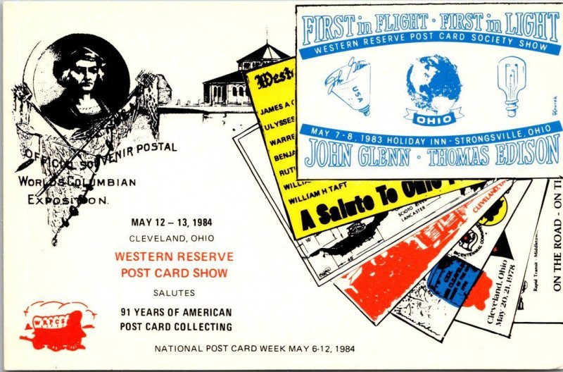 Western Reserve Postcard Show 1984 Cleveland Ohio