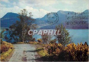 Modern Postcard from The Loch Torridon Road Ross Shire Alligin