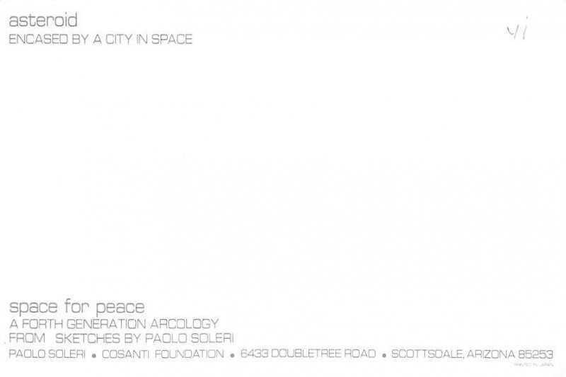 Asteroid, Encased By A City In Space 