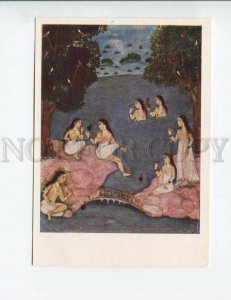 3154171 Semi-Nude Women Bathing Miniature Mongolia school INDIA