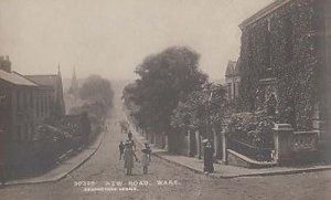 New Road Ware Herts Antique Hertfordshire Postcard