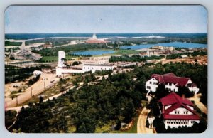 Mineheads, Mine Shafts Around Timmins Ontario Canada, Vintage Chrome Postcard
