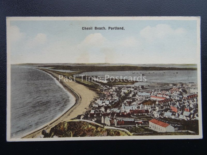 Dorset WEYMOUTH Portland CHESIL BEACH - Old Postcard by E.T.W. Dennis & Son