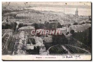 Angers Old Postcard General view