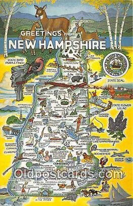 Greeting From New Hampshire, USA Unused 