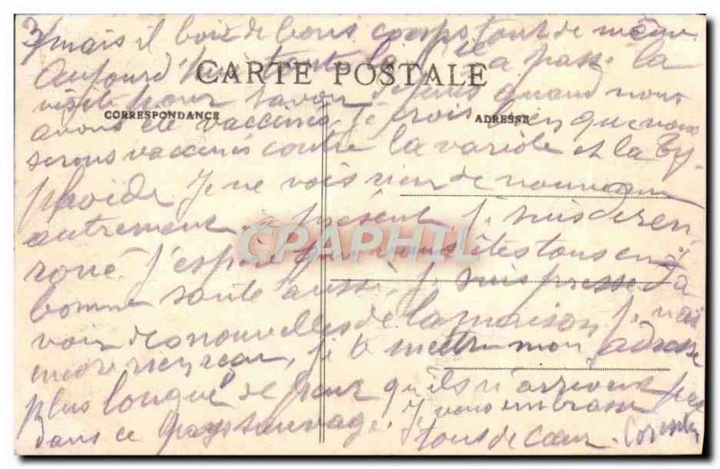 Old Postcard La Courtine The Lake Grattadour