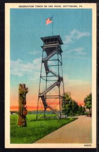 Observation Tower on Oak Ridge,Gettysburg,PA