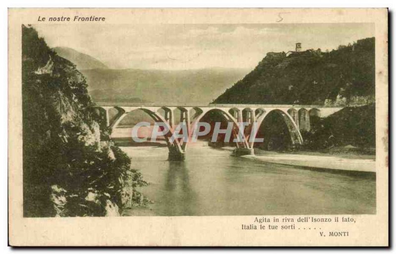 Old Postcard Le Notre Frontiere