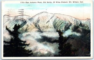 M-87530 San Antonio Peak Old Baldy 25 Miles Distant Mt Wilson California