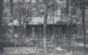 Real Photo - Michigan Federatoin of Music Club Scholarship Lodge - Interlochen  