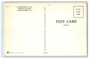 c1960 Champagnat Hall Marist College Poughkeepsie New York NY Vintage Postcard