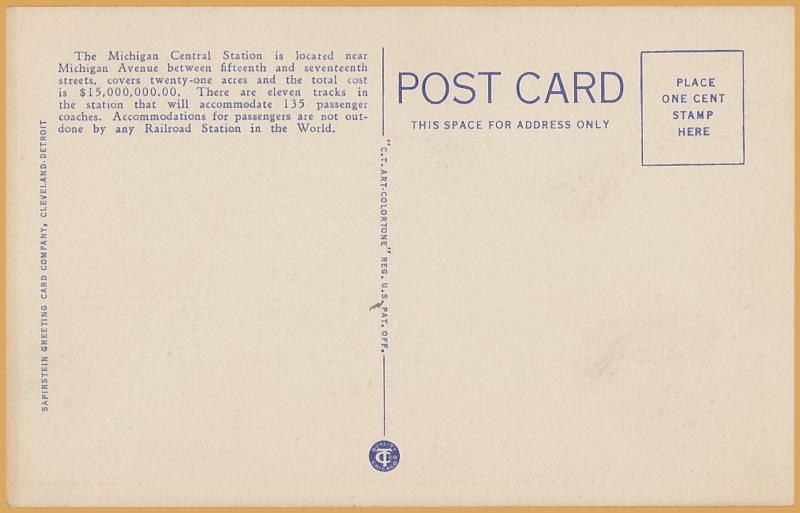 Detroit, Mich., Michigan Central Station - 