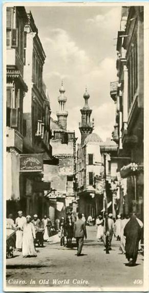 Egypt - Cairo, Street Scene in the Old World  *RPPC