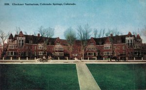 USA Glockner Sanitarium Colorado Springs Colorado Vintage Postcard 07.17