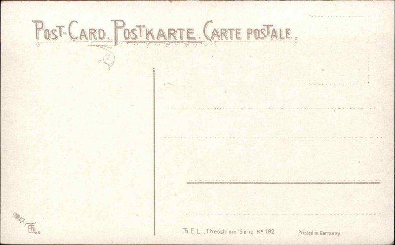 Steamship SS Mauretania Theochrom #192 c1910 Postcard