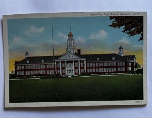 Postcard Spaulding High School, Rochester, New Hampshire K7