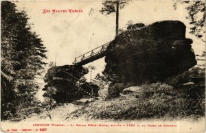 CPA Les Hautes Vosges - SENONES - La Roche Mere-Henri située (657448)