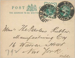Entier Postal Stationery Postal Great Britain Great Britain 1902 Thruso to Ne...