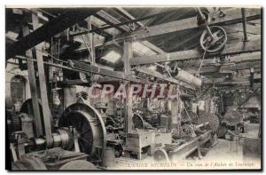 Postcard Old Automobile Factory Michelin Clermont Ferrand A corner of & # 39a...