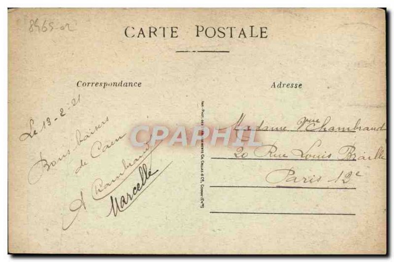 Old Postcard Caen Abisde L & # 39Eglise Saint Jean