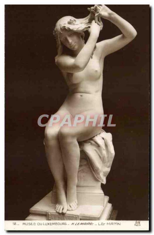 Postcard From Old Museum Luxemourg M Mayor Le Matin Erotic Nude Woman