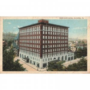 c.1924 Penn-Alto Hotel Altoona Pa. Postcard / 2R3-685