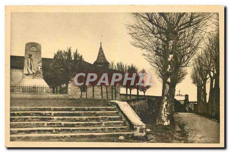 Postcard Old St Leonard Haute V War Memorial Chapel Old Champenain