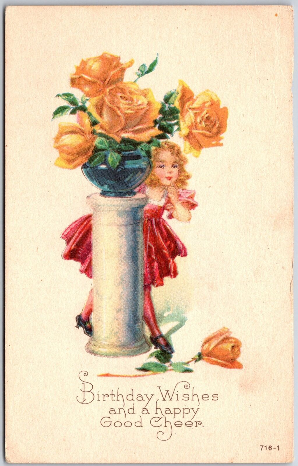 birthday wishes with victorian roses