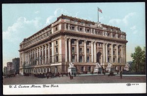 NEW YORK CITY U.S. Custom House - Divided Back