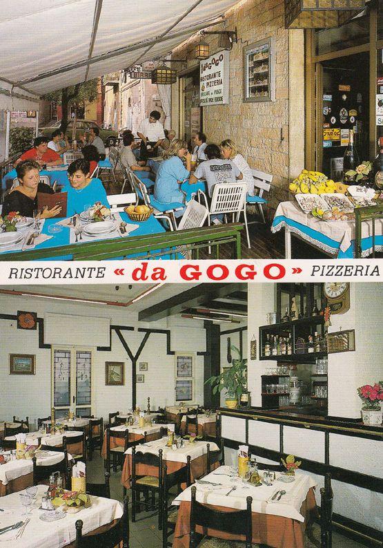 Da Gogo Pizza Restaurant Pietra Ligure Portugal 1980s Postcard