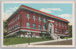 Government Building~Public Library~Sioux City IA~Renaissance Revival~Vintage PC