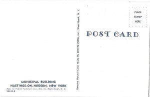 Municipal Building Hastings-on-Hudson New York 1950s Cars