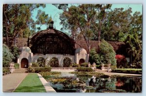 San Diego California CA Postcard Botanical Gardens Balboa Park Scenic View 1969