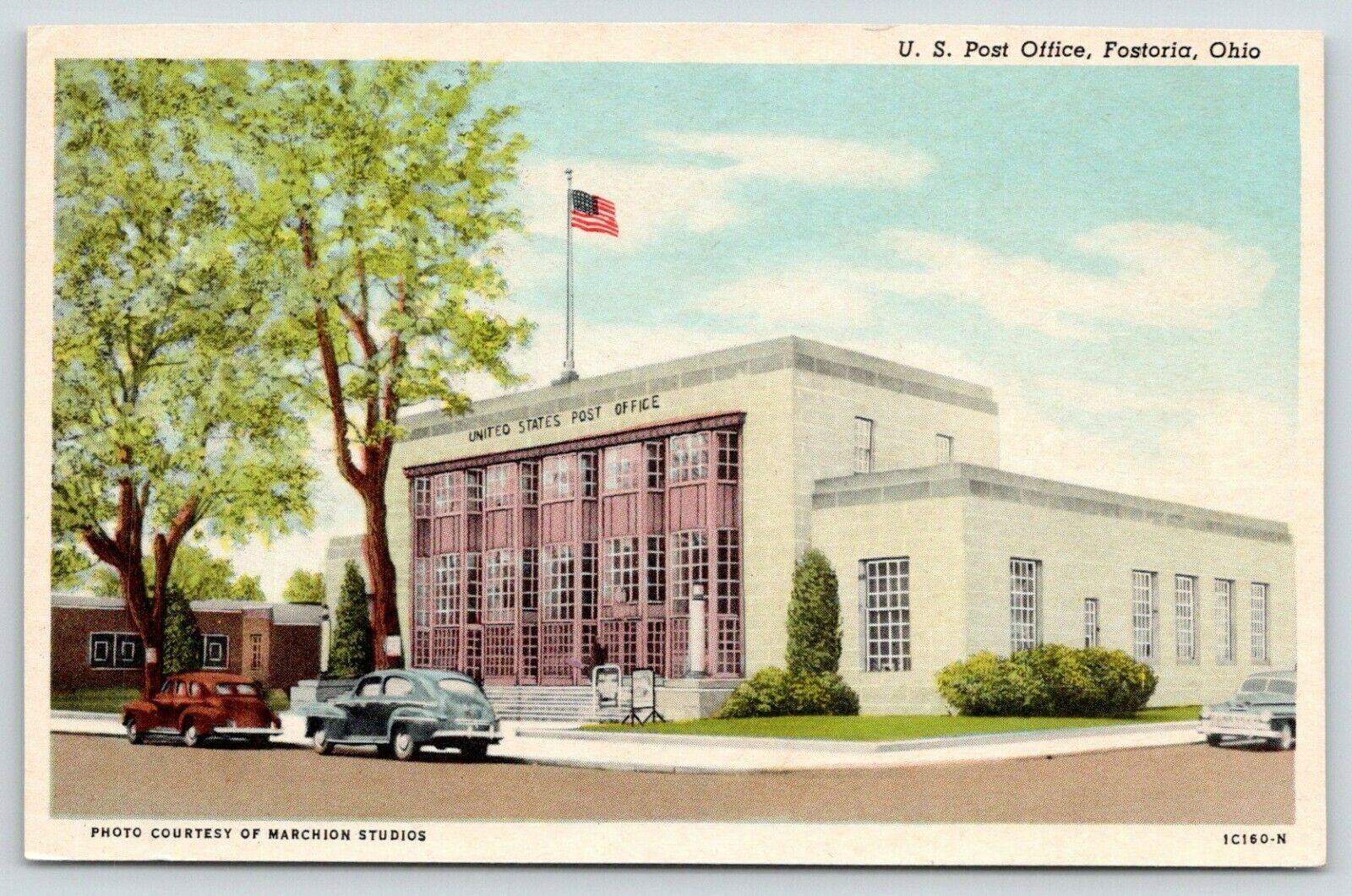 Fostoria OhioUS Post Office1940s Classic CarsMilitary Recruitment