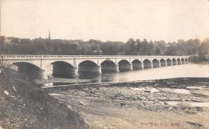 Schenectady New York Bridge Scenic View Real Photo Postcard AA48361