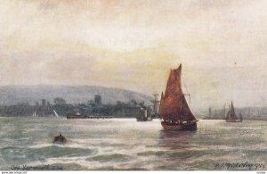 Sailboat Off YARMOUTH , I.W. , 00-10s ; TUCK 7101