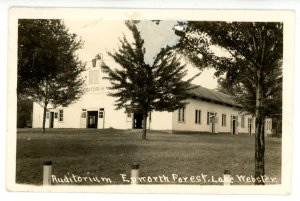 IN - Lake Webster. Epworth Forest, Auditorium     *RPPC