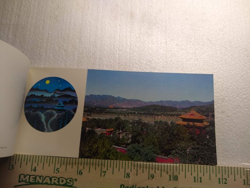 Postcard Folder Ming Tombs, Beijing, China