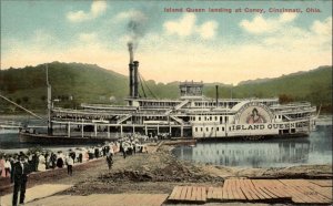 Cincinnati Ohio OH Ship Island Queen 1900s-10s Postcard