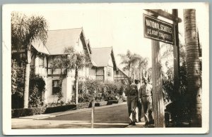 LOS ANGELES CA US ARMY DORMITORIES VINTAGE REAL PHOTO POSTCARD RPPC