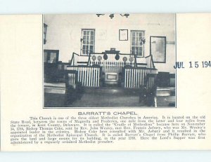 1940's CHURCH SCENE Magnolia - Near Dover Delaware DE AD1517