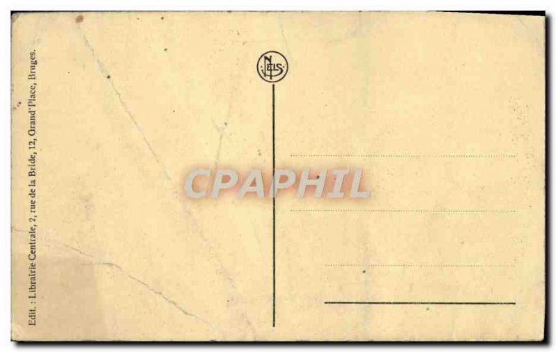 Postcard Old Bruges Augustinian Bridge