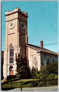 Lowell Massachusetts 1950s Postcard All Souls Episcopal Church