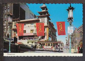 Grant Avenue Chinatown San Francisco CA Postcard BIN 